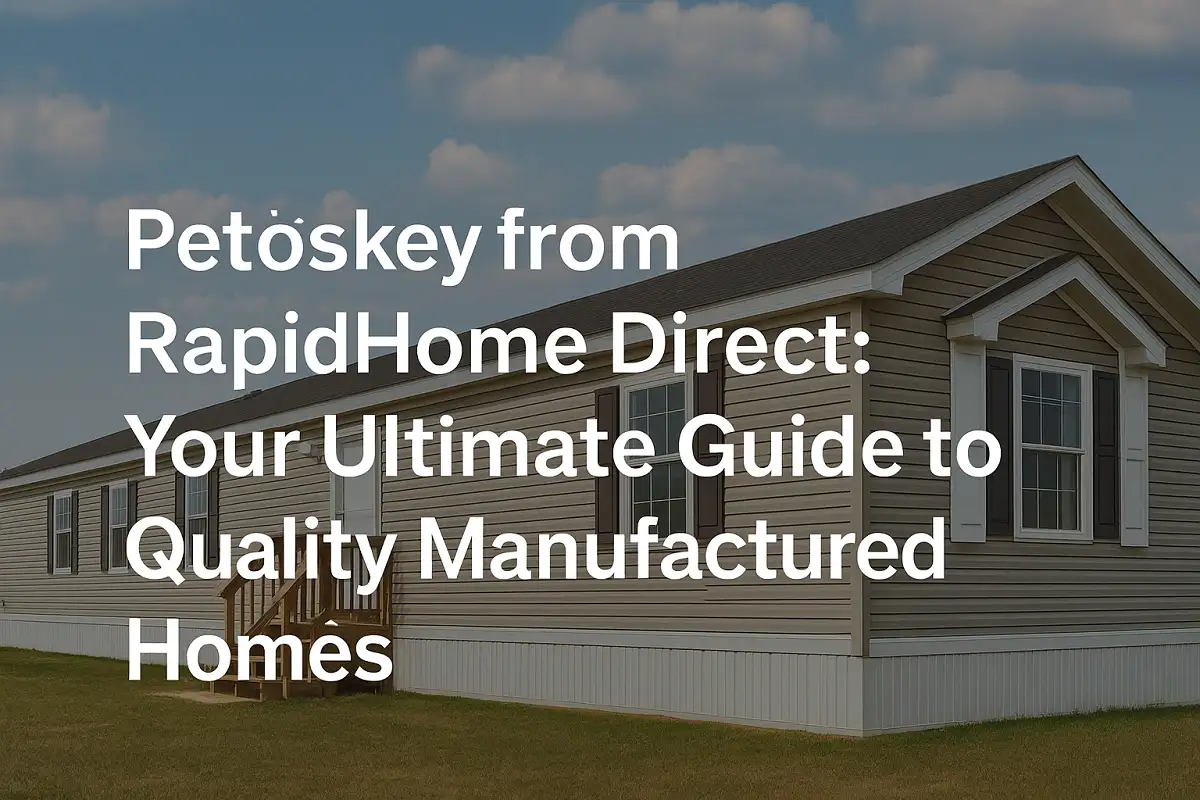 Petoskey from RapidHome Direct manufactured home exterior