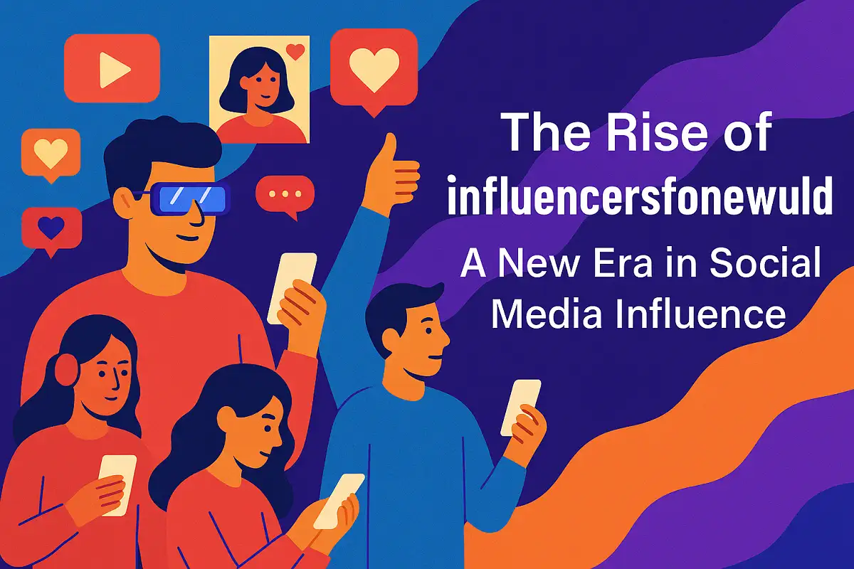 influencersfonewuld digital influence illustration